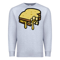 Heather Grey foodie t  shirt grilled cheese sandwich t  shirt Premium Sweatshirt - longCreatives