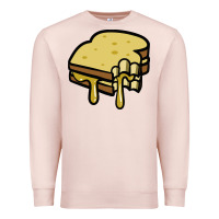 Pale Pink foodie t  shirt grilled cheese sandwich t  shirt Premium Sweatshirt - longCreatives