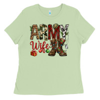 Christmas Army Wife Ladies Tee | Teevron