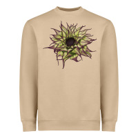 Mushroom sun   fill purple sunflower Heavyweight Sweatshirt - LillyAllenDesigns