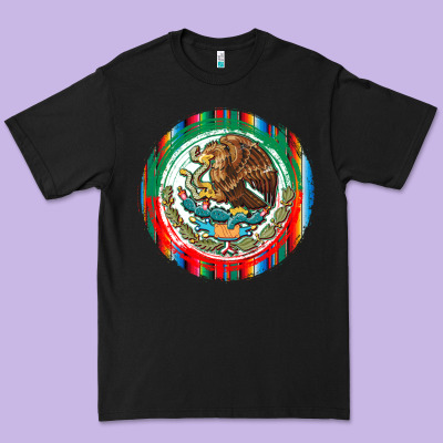 Mexico Coat Of Arms Premium Tee Designed By Texasbilliewilder