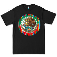 Black Mexico Coat of Arms Premium Tee - texasbilliewilder
