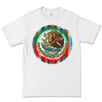 White Mexico Coat of Arms Premium Tee - texasbilliewilder