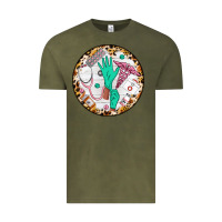 Vintage Olive nurse coaster Vintage Tee - CowGirlArtShop