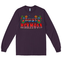 Plum Too busy being hermosa Long Sleeve Tee - FaDigitalArtStudio