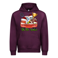 Mauve Wine tis the season sports truck christmas Urban Hoodie - AdoDesignShop