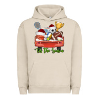 Pigment French Oak tis the season sports truck christmas Urban Hoodie - AdoDesignShop
