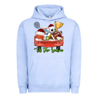 Pigment Grape Ice tis the season sports truck christmas Urban Hoodie - AdoDesignShop