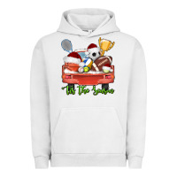 Pigment Lunar Rock tis the season sports truck christmas Urban Hoodie - AdoDesignShop