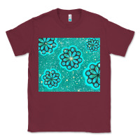 Burgundy glitter turquoise Classic Tee - TumblerDesignByShophia