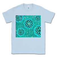 Dusty Blue glitter turquoise Classic Tee - TumblerDesignByShophia