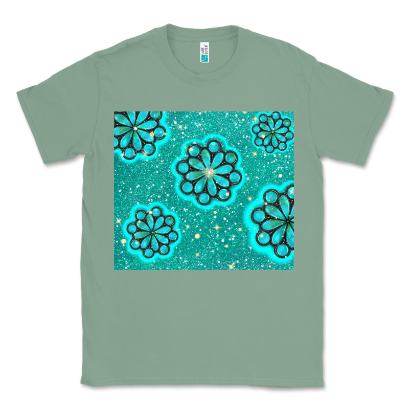 Glitter Turquoise Classic Tee by TumblerDesignByShophia | Teevron