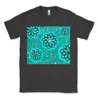 Smoke glitter turquoise Classic Tee - TumblerDesignByShophia