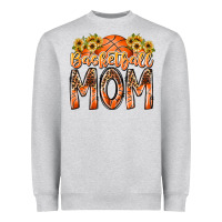 Heather Grey basketball mom Heavyweight Sweatshirt - RacoonDesign