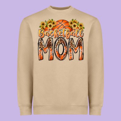 Basketball Mom Heavyweight Sweatshirt Designed By Racoondesign