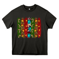 Asphalt christmas brushstrokes Heavy Core Tee - RanaPortraitStore