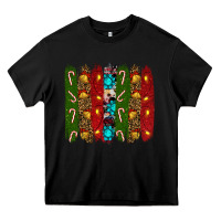 Black christmas brushstrokes Heavy Core Tee - RanaPortraitStore