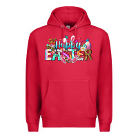 Cardinal Happy Easter Bunny Premium Hoodie - CowhideDigitalArt