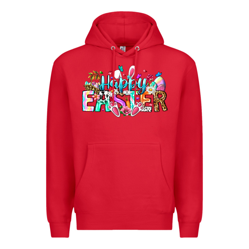 Happy Easter Bunny Premium Hoodie by CowhideDigitalArt | Teevron