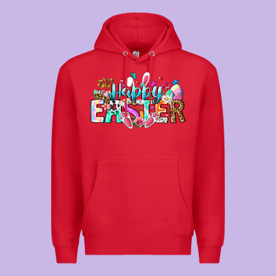 Happy Easter Bunny Premium Hoodie Designed By Cowhidedigitalart