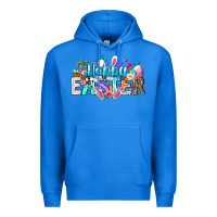 True Royal Happy Easter Bunny Premium Hoodie - CowhideDigitalArt