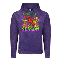 Cloud Purple tis the season mardi gras olivia Vintage Hoodie - OliviaCreatesArt