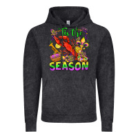 Vintage Black tis the season mardi gras olivia Vintage Hoodie - OliviaCreatesArt