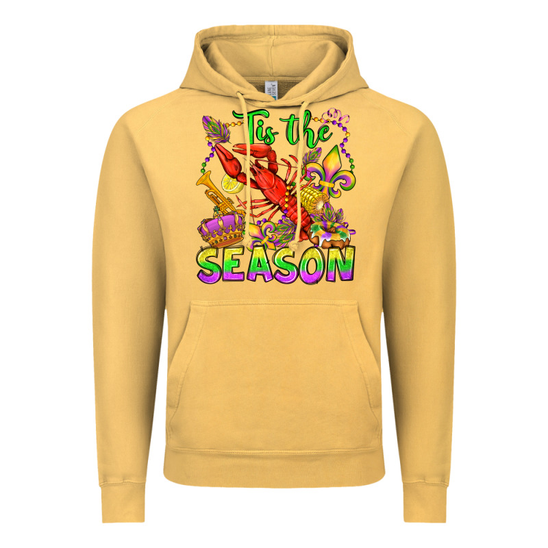 Tis The Season Mardi Gras Olivia Vintage Hoodie by OliviaCreatesArt | Teevron