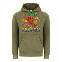 Vintage Olive tis the season mardi gras olivia Vintage Hoodie - OliviaCreatesArt