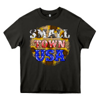 Asphalt small town usa Heavy Core Tee - JahusDesignShop