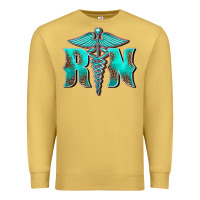 Antique Gold registered medical symbol nurse Premium Sweatshirt - BarkalooDesign