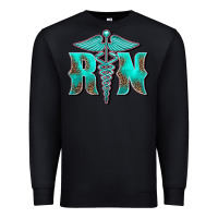 Black registered medical symbol nurse Premium Sweatshirt - BarkalooDesign
