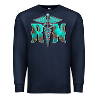 Navy registered medical symbol nurse Premium Sweatshirt - BarkalooDesign
