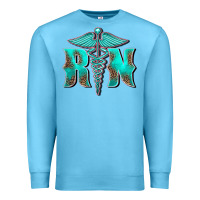 Ocean Blue registered medical symbol nurse Premium Sweatshirt - BarkalooDesign