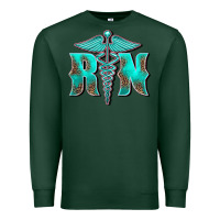 Sports Green registered medical symbol nurse Premium Sweatshirt - BarkalooDesign