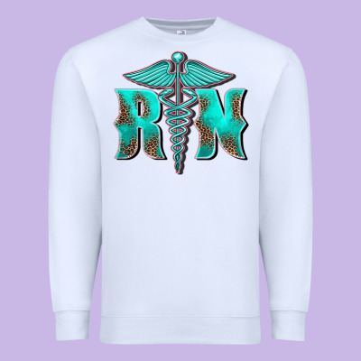 Registered Medical Symbol Nurse Premium Sweatshirt Designed By Barkaloodesign