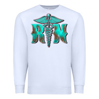 White registered medical symbol nurse Premium Sweatshirt - BarkalooDesign
