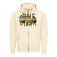 Sandshell this is how i roll school bus camouflage Zipper Hoodie - Artiststas