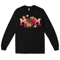 Black Valentine's Day mom Long Sleeve Tee - FaDigitalArtStudio