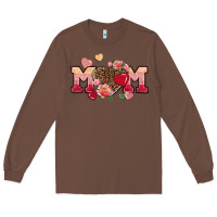 Chestnut Valentine's Day mom Long Sleeve Tee - FaDigitalArtStudio