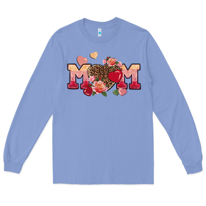 Valentine's Day Mom Long Sleeve Tee by FaDigitalArtStudio | Teevron