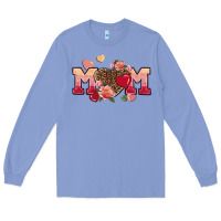 Colony Blue Valentine's Day mom Long Sleeve Tee - FaDigitalArtStudio