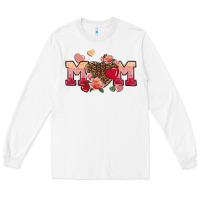 White Valentine's Day mom Long Sleeve Tee - FaDigitalArtStudio