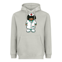 Moon Dust african nurse gnome afro hair Heavyweight Hoodie - BarkalooDesign