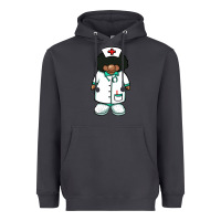 Smoke african nurse gnome afro hair Heavyweight Hoodie - BarkalooDesign