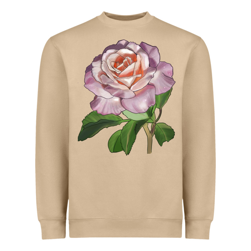 Belinda's Blush Rose Heavyweight Sweatshirt by LillyAllenDesigns | Teevron