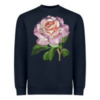 Navy belinda's blush rose Heavyweight Sweatshirt - LillyAllenDesigns