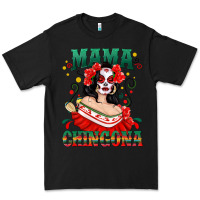 Black Mama Chingona Skull Premium Tee - texasbilliewilder
