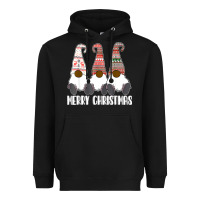 Black african american gnome halloween thanksgiving christmas Heavyweight Hoodie - longCreatives