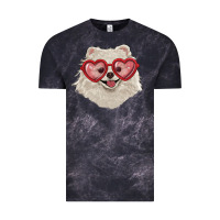 Cloud Black white pomeranian with love glasses Vintage Tee - RanaPortraitStore